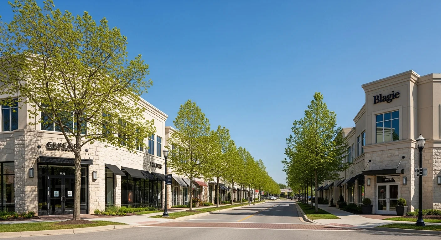 Burr Ridge Illinois village center